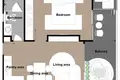 1 room apartment 57 m² Rawai, Thailand